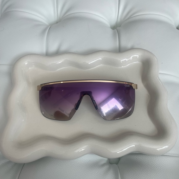 Quay Australia Purple and Gold Sunglasses - Picture 1 of 5